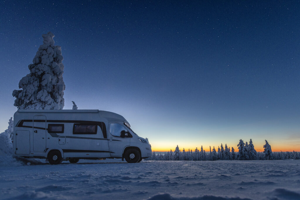 Motorhome heating in winter