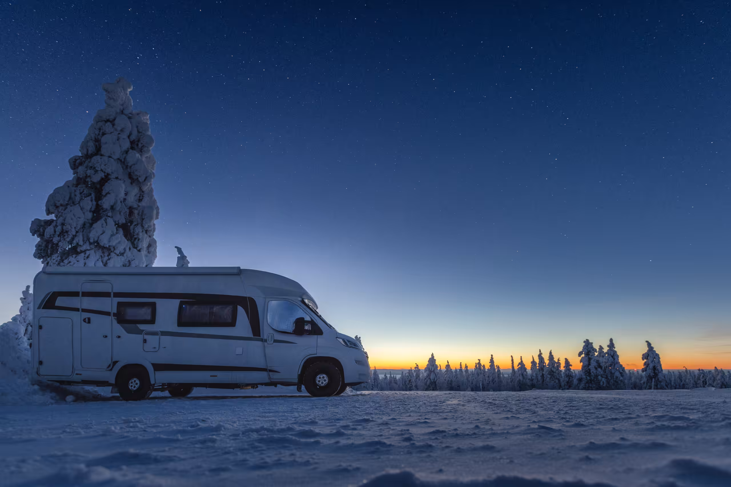 Motorhome heating in winter